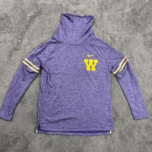 Nike Washington Huskies Women's High Neck Long Sleeve Top Shirt Therma Fit S